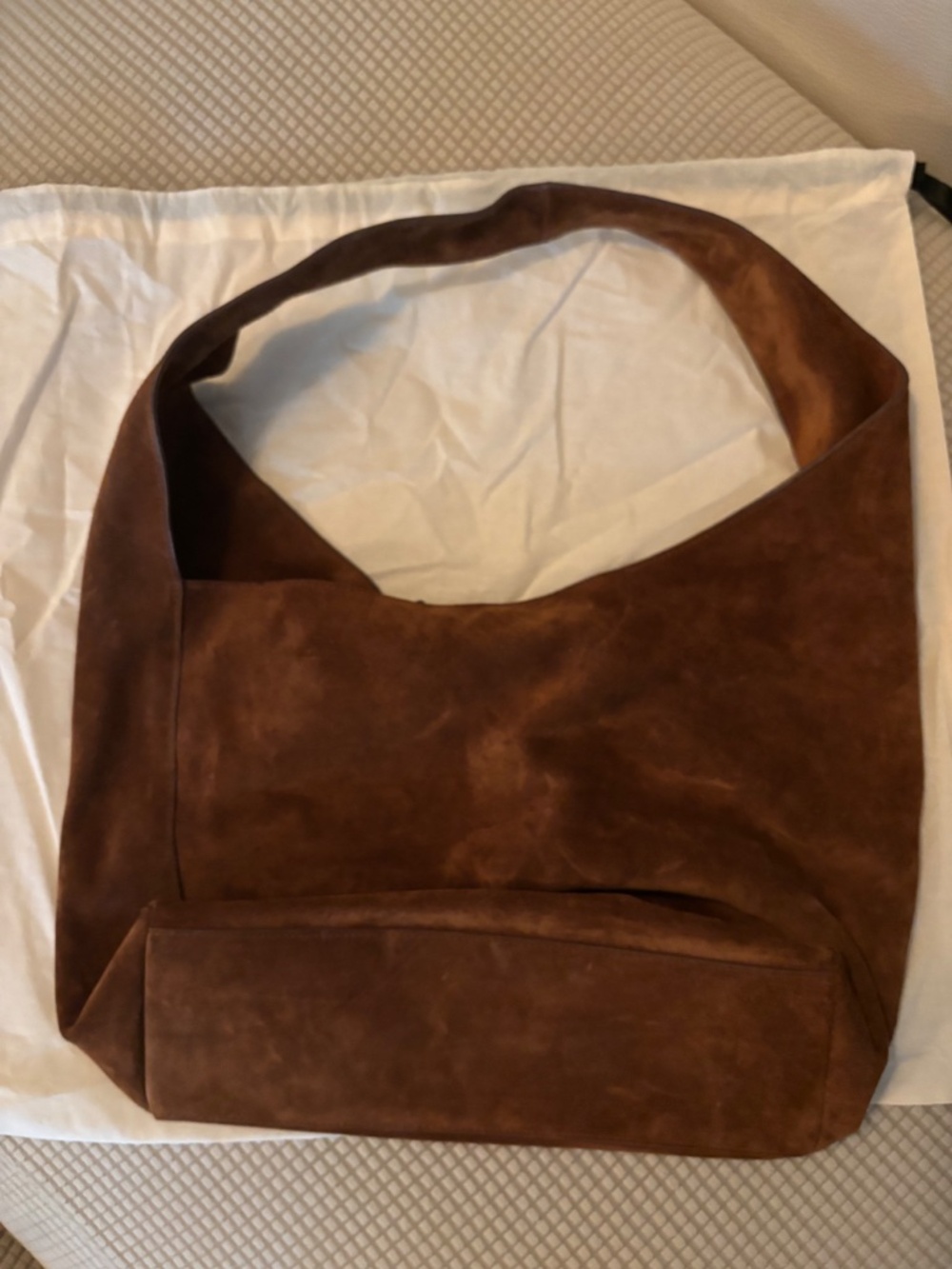 Quince Italian Suede Slouchy Shoulder Bag - Picture 2 of 2